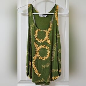 Fighting Eel Plumeria Tank Top